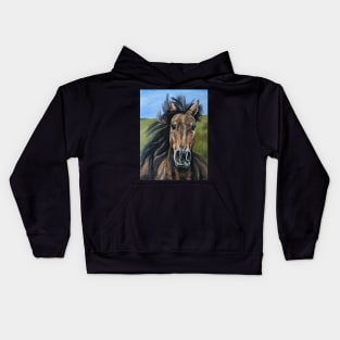 Galloping Horse Kids Hoodie